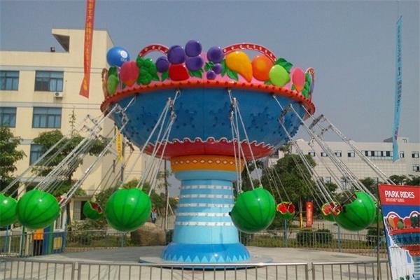 16-Seat Fruit-Themed Flying Chair Rides for Sale