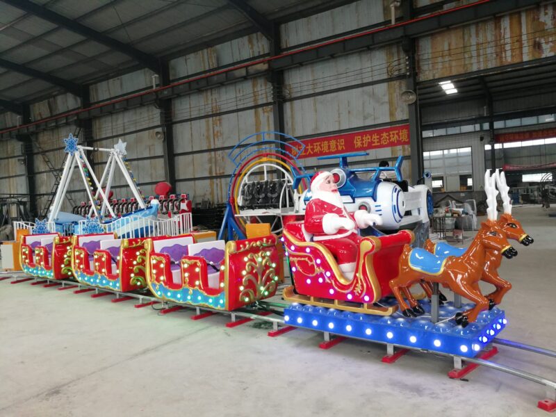 16 Seats Christmas Track Train Rides for Sale