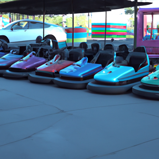 How many electric bumper cars should I choose for a 1000 square meters park